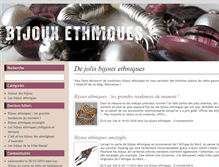 Tablet Screenshot of bijoux-ethniques.info